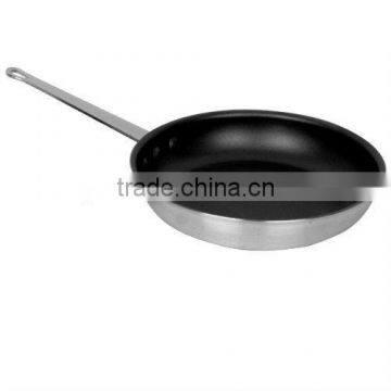 aluminum nonstick frypan outside sanded