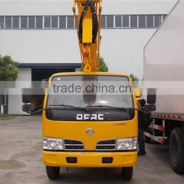 Dongfeng 95HP Hydraulic Cage Lift Truck High Rise Work Platform Truck photo-3