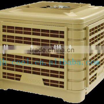 Industrial air conditioner with a simple, reliable air-moving system for fatory