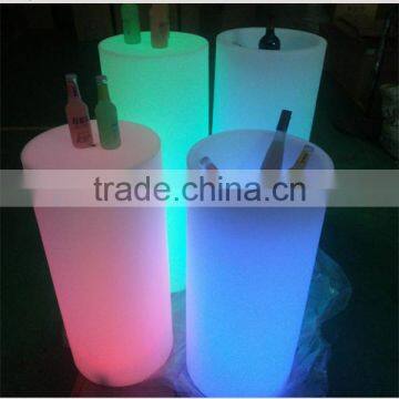 RGBW color change illuminated High top led ice bucket