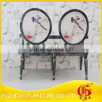 New Design!!! Double Casual Iron Chair photo-3