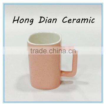 Promotional Custom Color Ceramic Mug, mug with handle