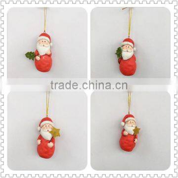 Made in china small santa claus christmas wall hanging decorations