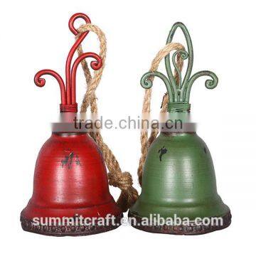 Resin Wall Hanging Jingle Bell Christmas Decoration Supplier photo-2