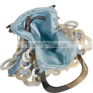 High Quality Best Selling Small Shell and Silk Handbag From Vietnam photo-2