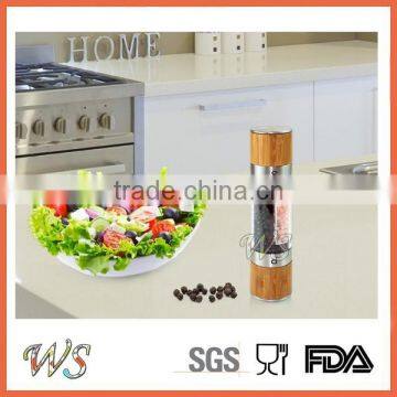 WS-SH11z 2 in 1 Premium Salt and Pepper Grinder, Pepper Shakers With Wooden Caping photo-2
