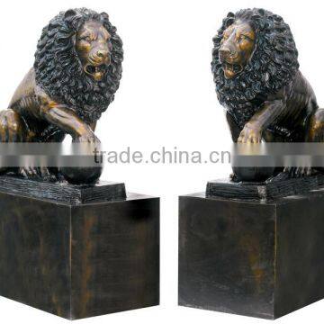 Bronze/brass Western Style Lion Statue photo-3