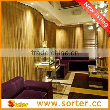 High quality luxury metal chain mail curtain for living room partition