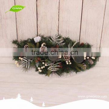 GNW CHGR-1607031 Customized Promotional Cheap PVC Christmas Candle Garland for Sale photo-2