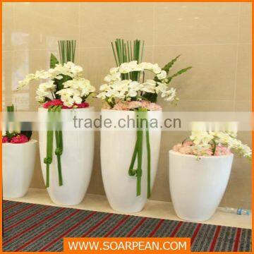 Customized Decorative Large Fiberglass Flower Vase photo-2