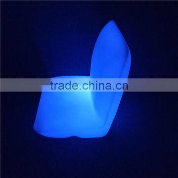 Modern Outdoor Lounge Furniture Rechargeable LED Lighting Bar Sofa Chairs for Event