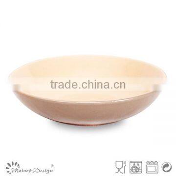 Hot Ceramic Two-tone Soup Plate Top Selling Factory photo-2