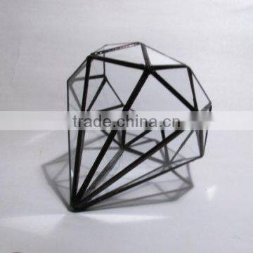 Wedding Ring Box Decorate Glass Diamond Terrarium photo-4