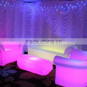 Pub table and pub chairs with led / modern nightclub chairs