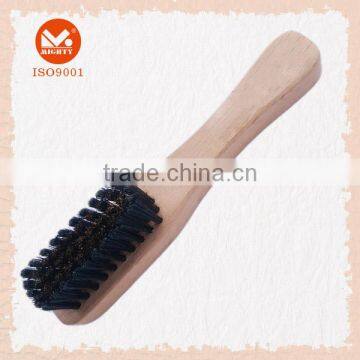 Wood Handle Filaments and Wire Shoe Cleaning Brush