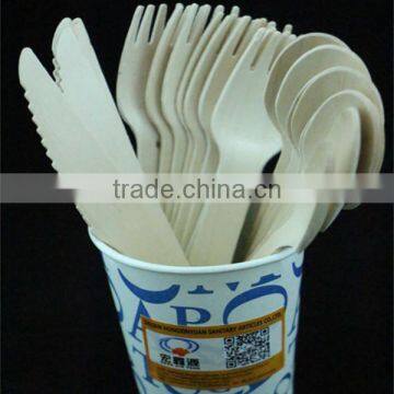 165 mm wooden tableware