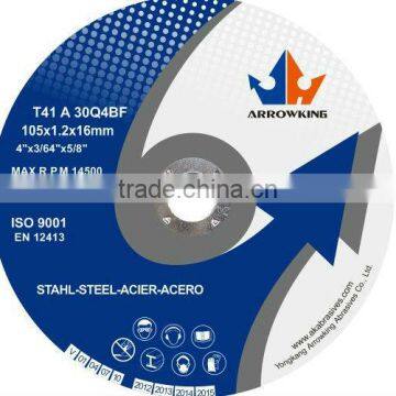 4-1/7" 105x1.2x16mm Super Thin Cutting Wheel, Cut-Off Disc, For Stainless Steel And Metal/Steel