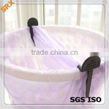 DIY Utility 2Pcs Garbage Can Waste Bin Trash Can Bag Clip Holder photo-2