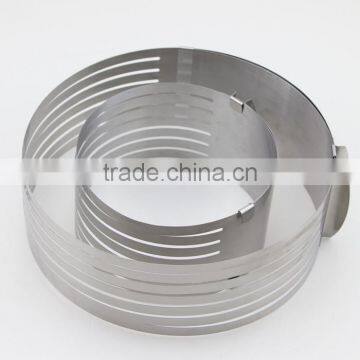 Adjustable Stainless Steel Layer Cake Slicer Kit Mousse Cake Ring Mold photo-6