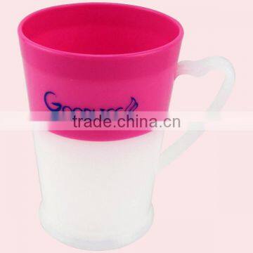 350ML Cup Plastic pp With Two Color photo-3