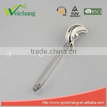 WCJ1070 Good quality Stainless Steel Tea tools Tea Strainer Tea Infuser Heart Shape Long handle Tea ball