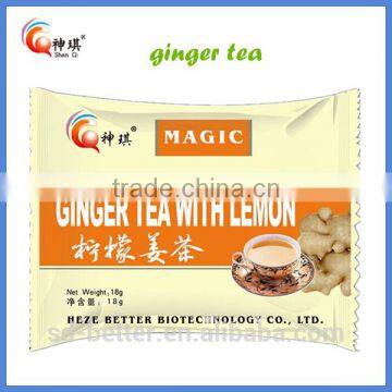 FDA certification Chinese healthy red suger ginger tea , instant ginger tea powder