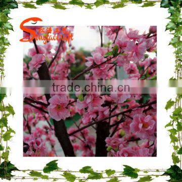 Simulation Hot Selling Artificial Cherry Tree Home Decoration Mini Silk Artificial Cherry Blossom Tree photo-3