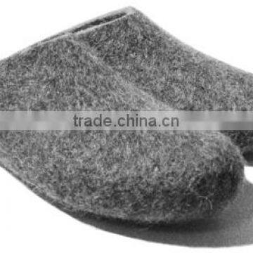 Best Selling Handmade Eco-friendly Plain Color Felt Slippers