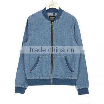 Kids Denim Baseball Jackets