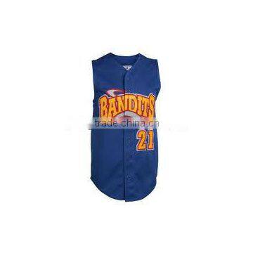 mesh sleeveless baseball jersey & baseball uniform