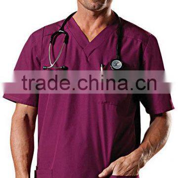 Scrubs workwear,tall length V neck scrub top