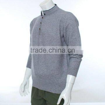 Computerized Sweater Knitting Machine for Men Grey Woolen Sweater Knitting With Cheape 1/4zipper Machine Price photo-5