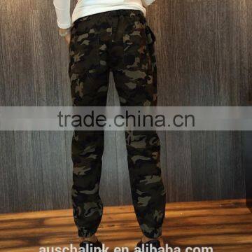 Outdoor Fashion Urban Women Motorcycle Camo Pants photo-5