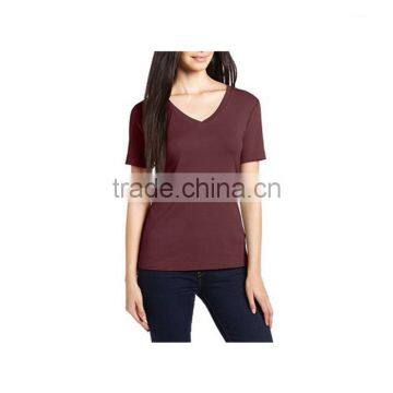 Custom Women T-shirt White Plain Cotton Tshirt photo-4