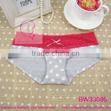 Red white polka dot stylish underpants