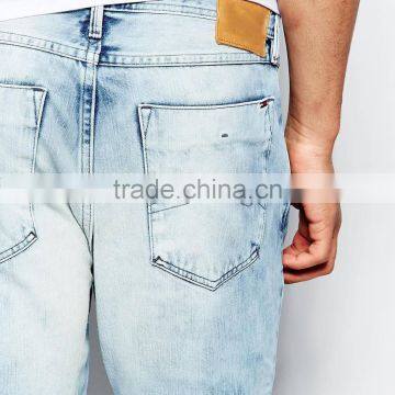 OEM Services Factory Light Blue Plain Fashion Skinny Jeans Boys photo-3