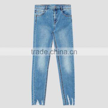 Wholesale Ladies Capri Jeans Ladies Tight Jeans Fashion Woman Apparel photo-6