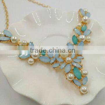 Zm35138a Unique Girls Accessories Korean Faux Pearl Choker Necklace photo-2