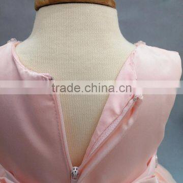 High - End Baby Frock Design Pictures Dress Children Bead Sleeveless Dress photo-6