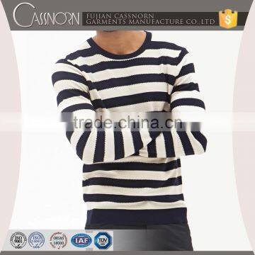 fashion simple style striped knitted T-topper men sweaters