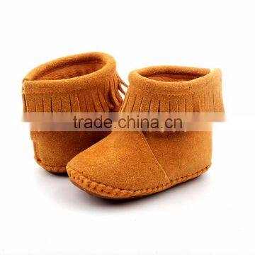 Wholesale Moccasins Shoes Rubber Sole Baby Boots photo-5