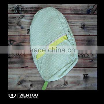 Newest Design Pretty Practical Monogrammed Seersucker Backpack photo-6