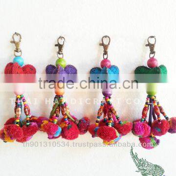 Key Chains Accessories Hill Tribe Handmade