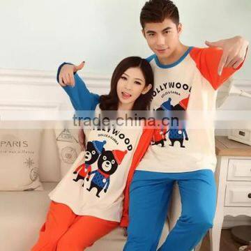 2015 high quality knitted cartoon pajamas