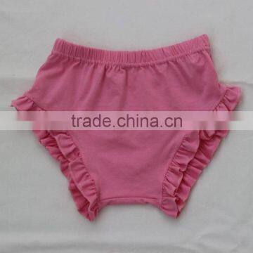 2017 Summer Newborn Baby Girls Solid Color Panties Little Princess Baby Ruffle Style Short Pants