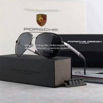 Man Woman Metal Polarized Sunglasses