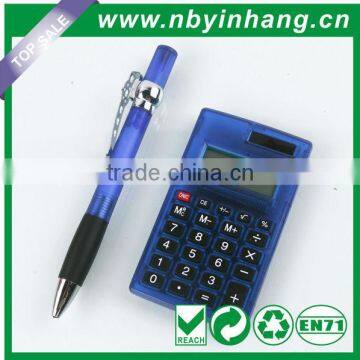 calculator with pen set