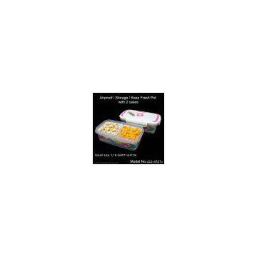 Airproof / Storage Pot With 2cases