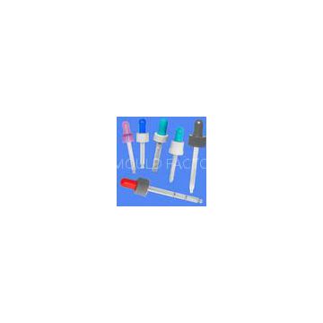 Plastic or glass dropper pipette for medicine or cosmetic bottle