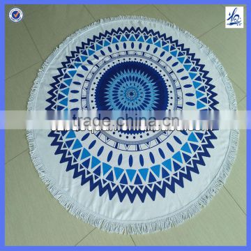 tassel round towel/plain round towel/cotton round towel